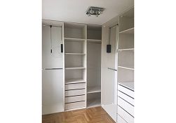 Угловая гардеробная 14
