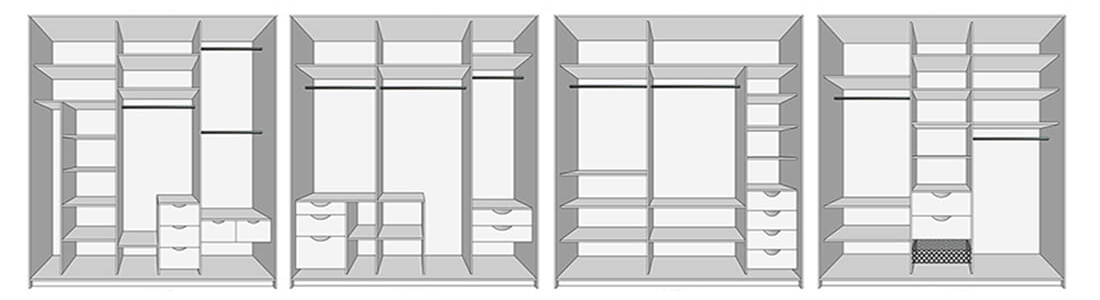 Варианты проектировки гардеробных